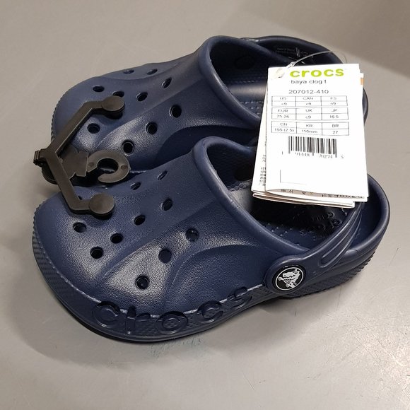 CROCS Unisex-Child Kids' Baya Clog - NAVY - Picture 8 of 8